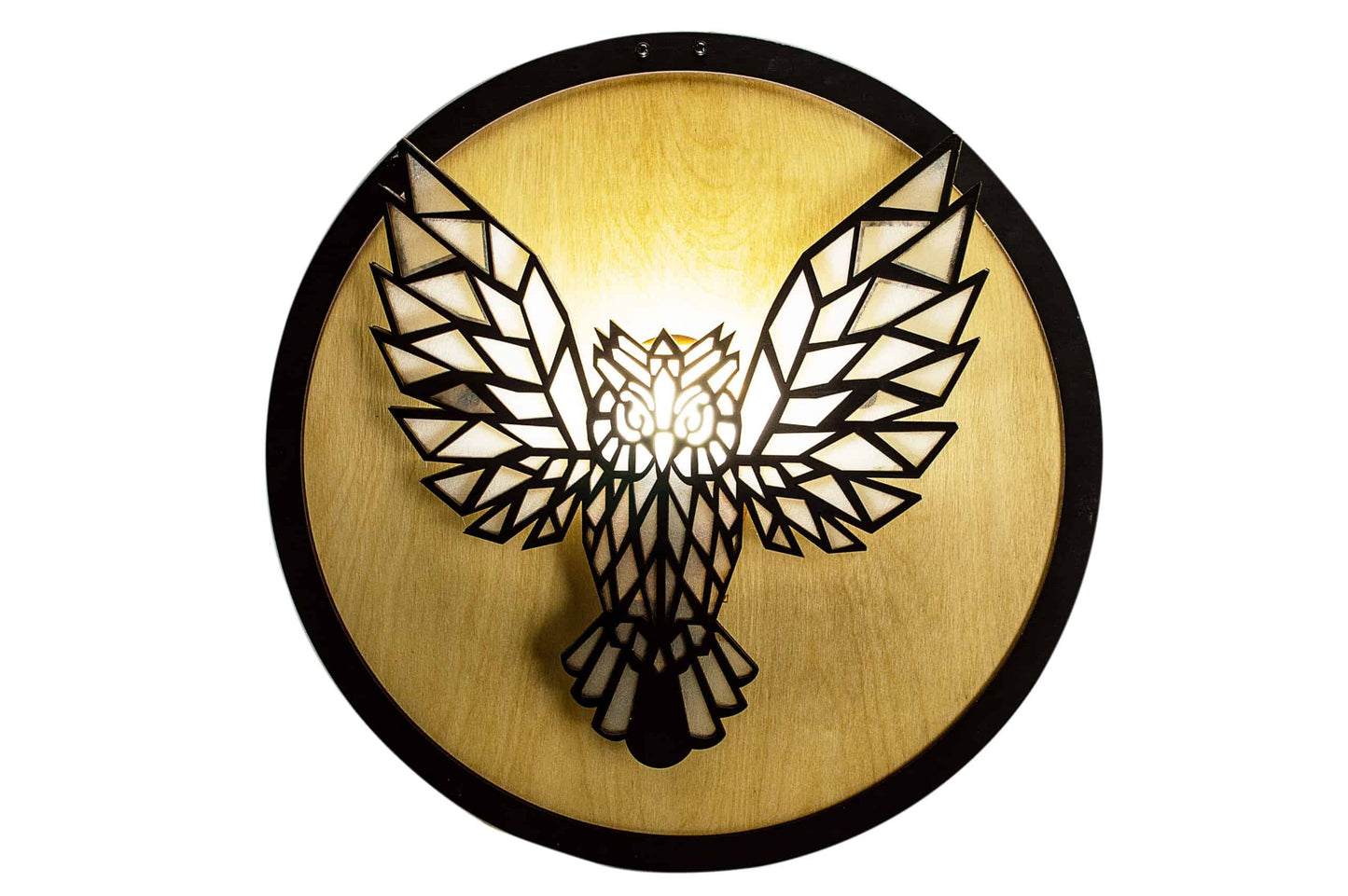 Handicraft Wallchiere owl Lamp for Home Decor
