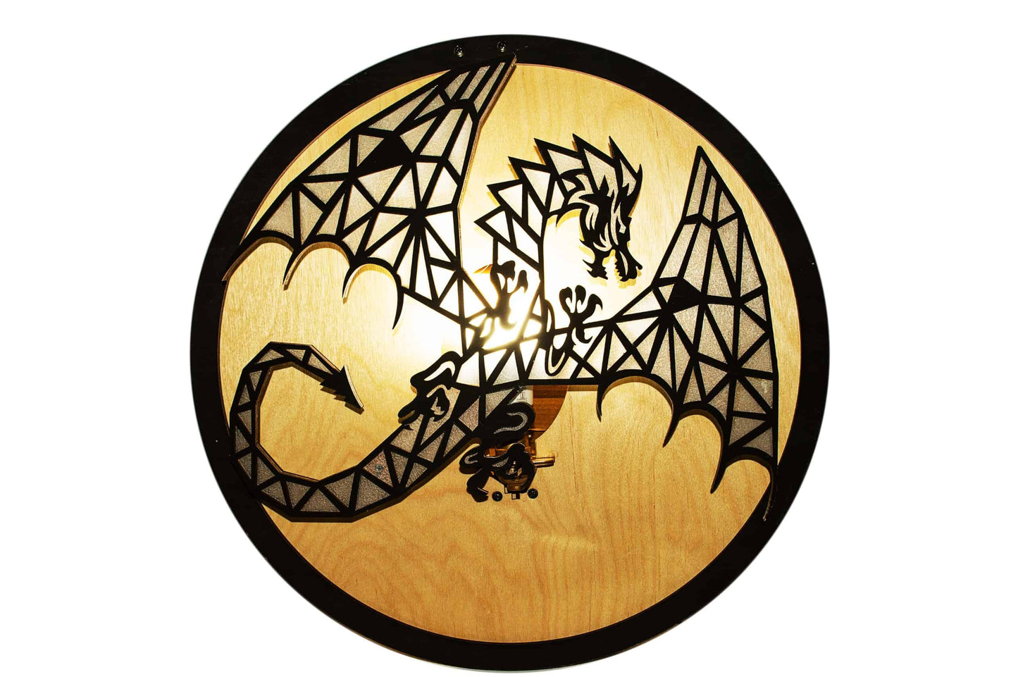 Handicraft Wallchiere Dragon Lamp for Home Decor