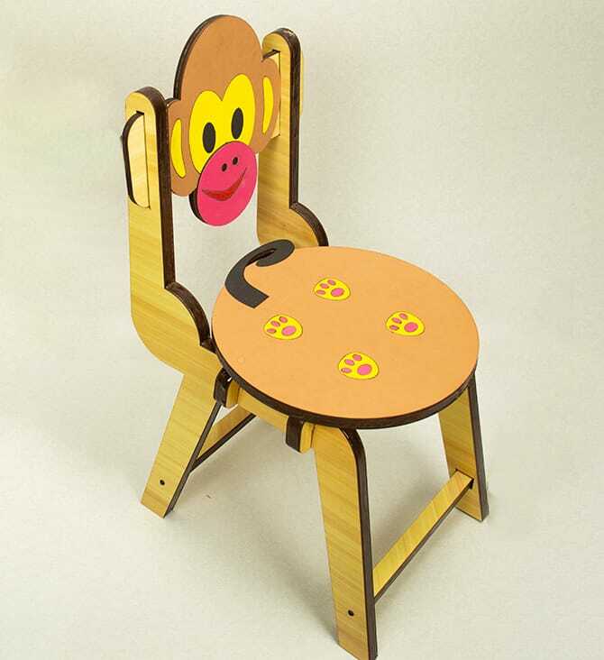 Kids discount monkey chair