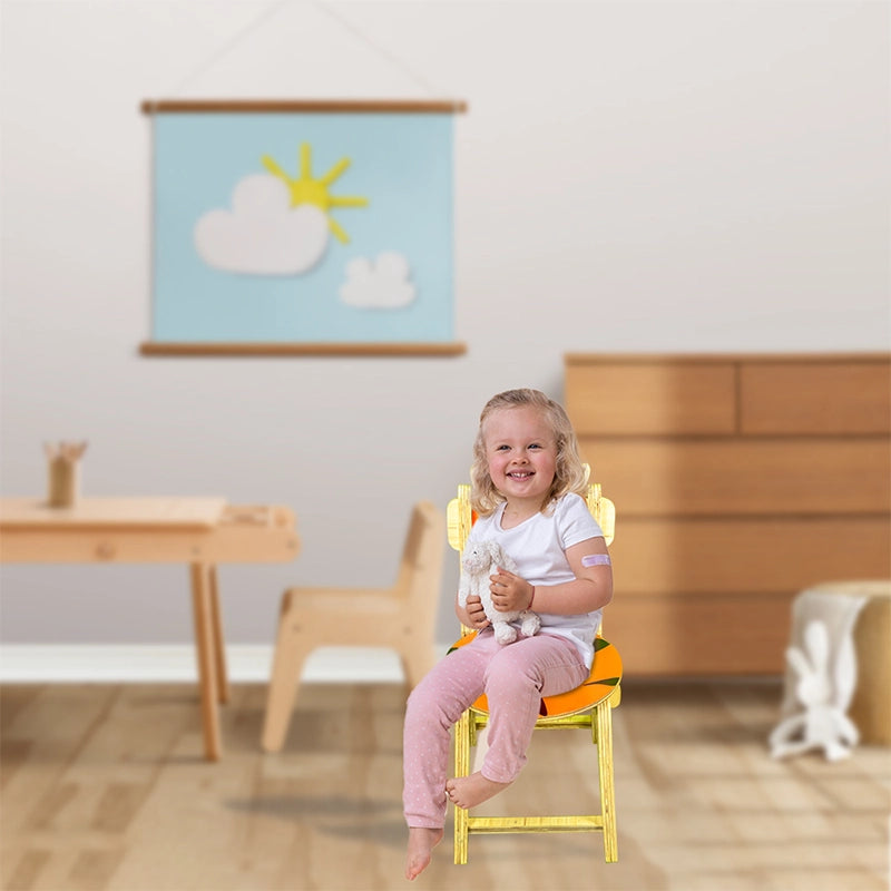 Lion Wooden Kids Chair Techny Birds