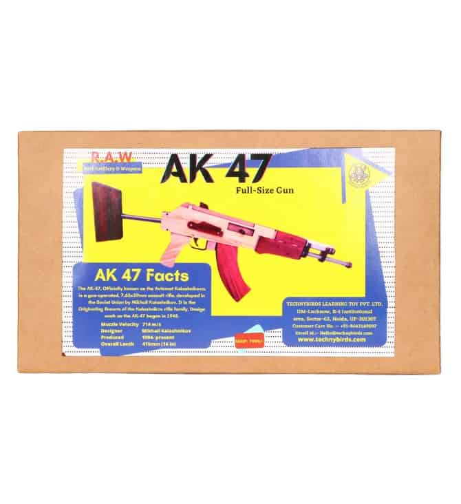 AK 47 toy gun- Wooden Rubber Band