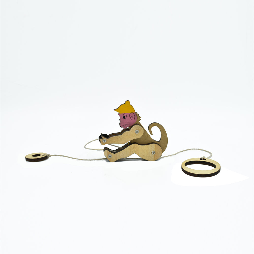 Climbing Monkey on rope