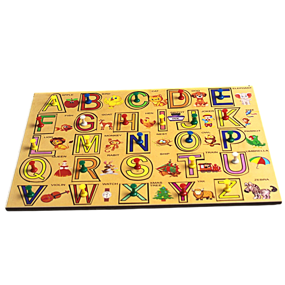 Wooden Alphabet Board
