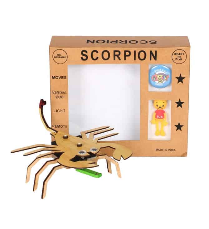 Walking Scorpion with Light