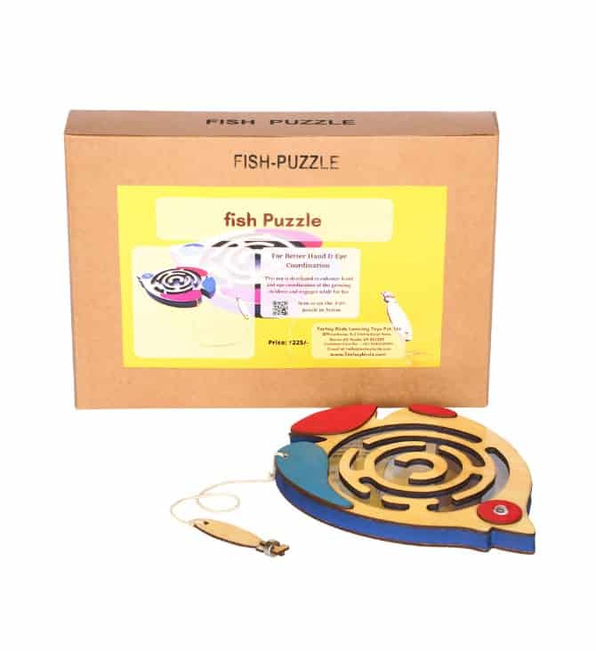Fish Puzzle wooden toy