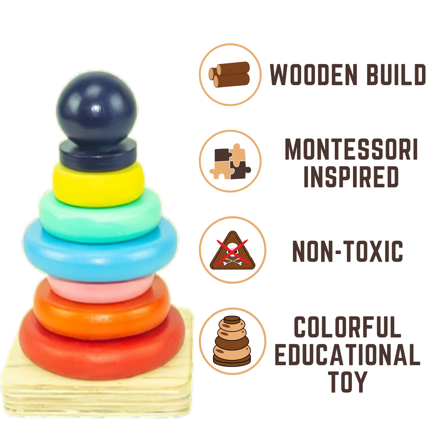 Rainbow Stacking Toy