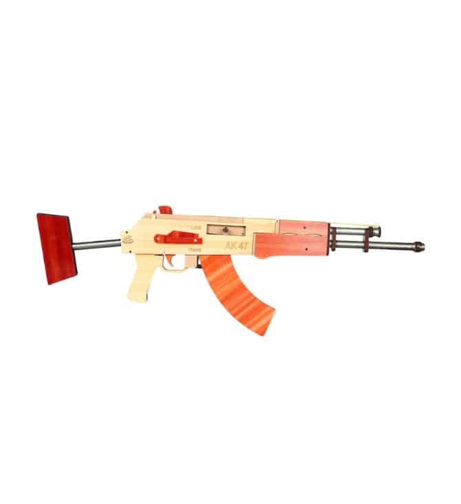AK 47 toy gun- Wooden Rubber Band