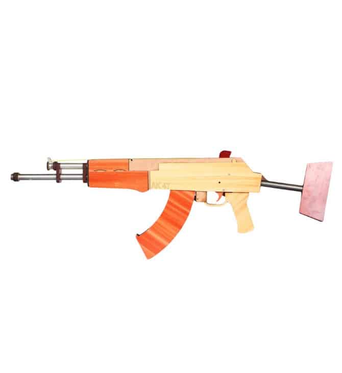 AK 47 toy gun- Wooden Rubber Band
