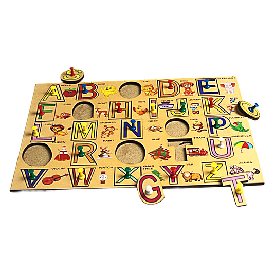 Wooden Alphabet Board