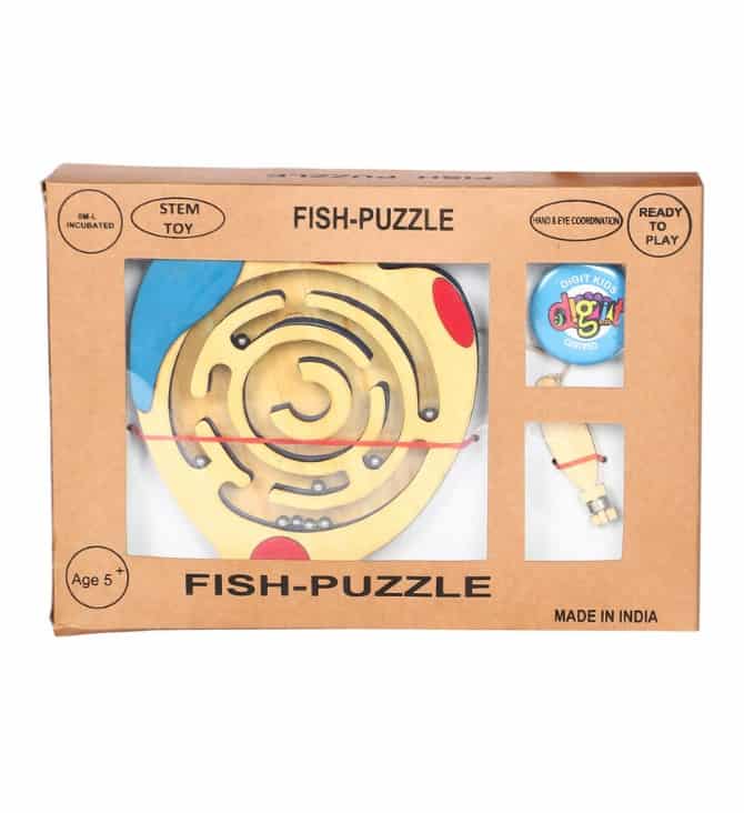 Fish Puzzle wooden toy