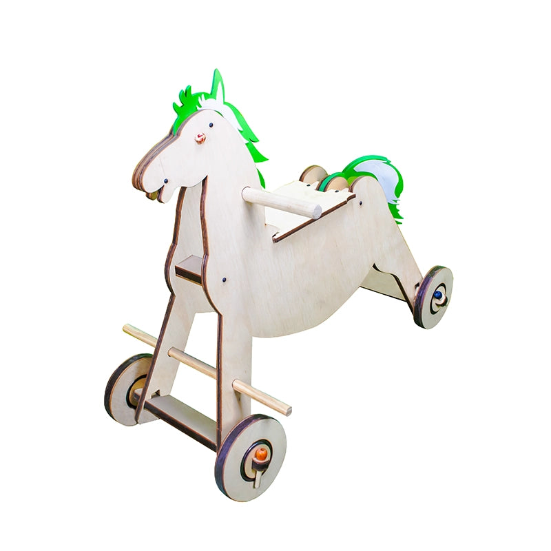 Wooden Rolling Horse