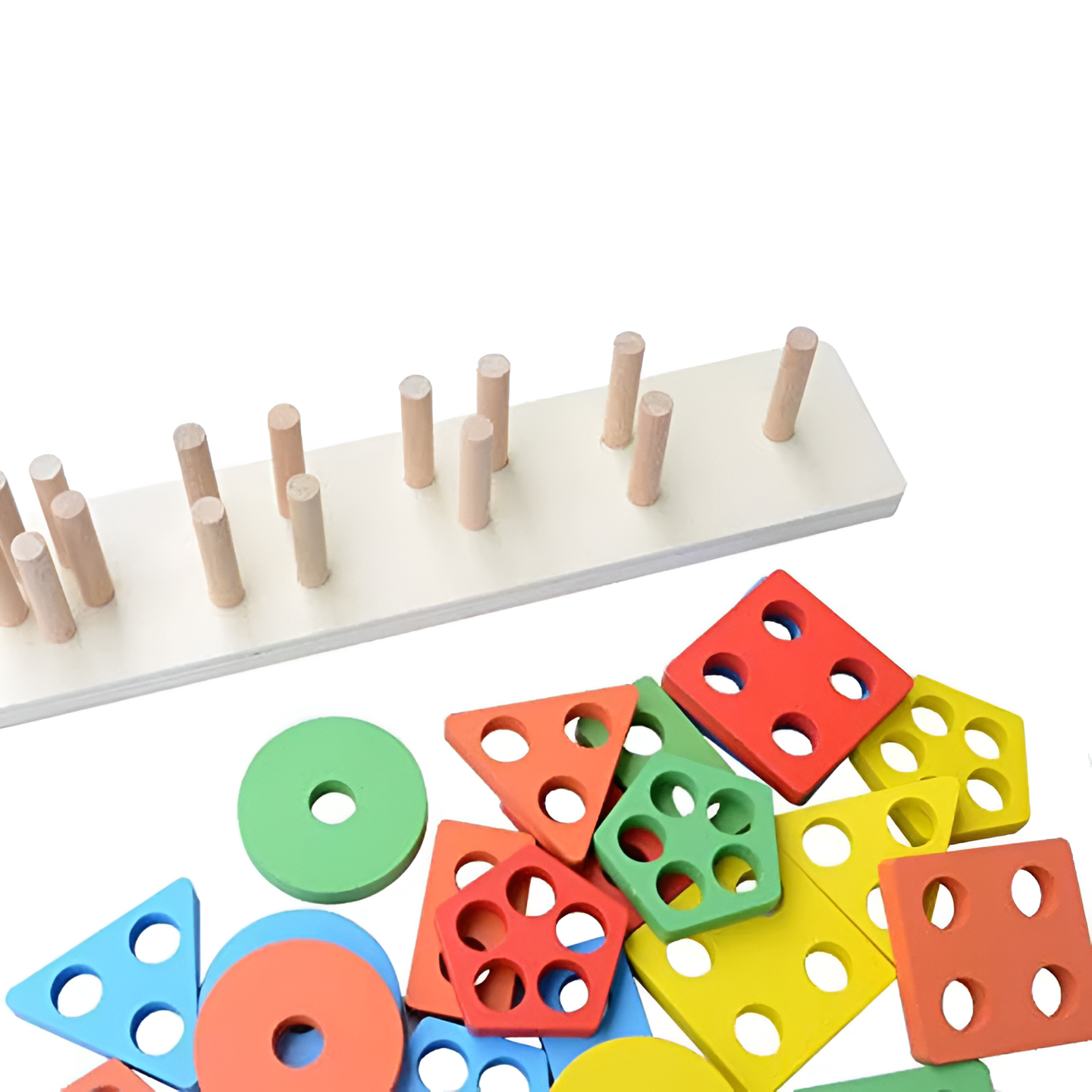 wooden shape sorter for kids