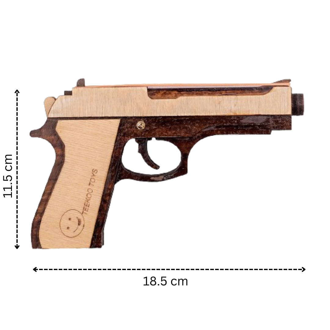 wooden toy gun for kids